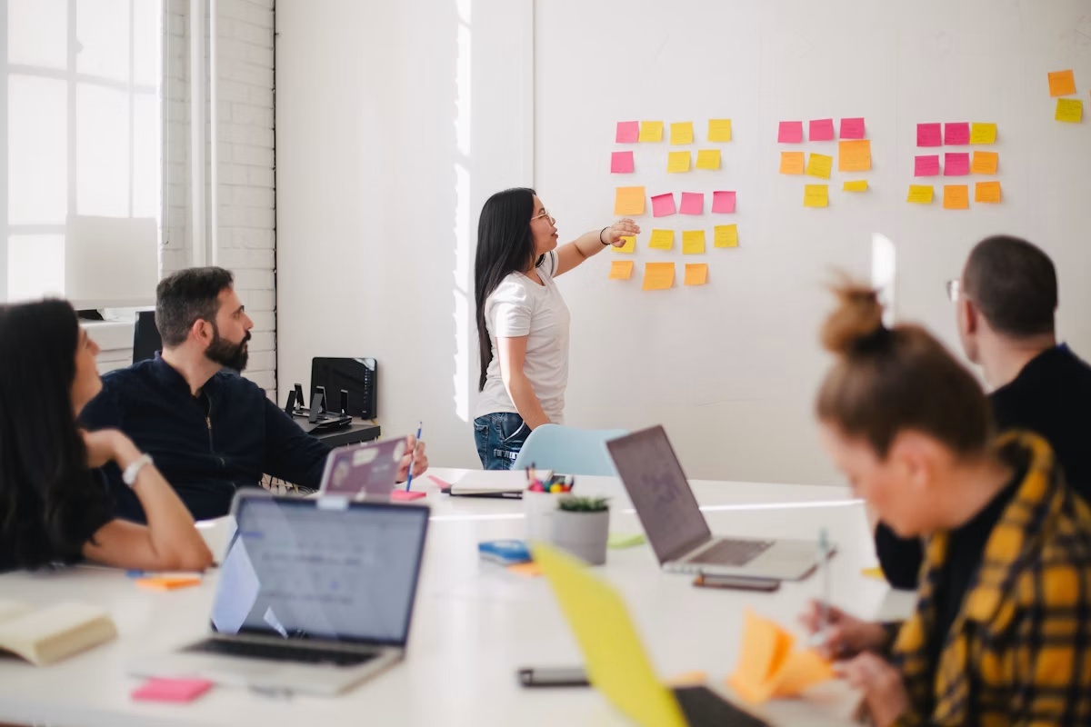 Team planning a project